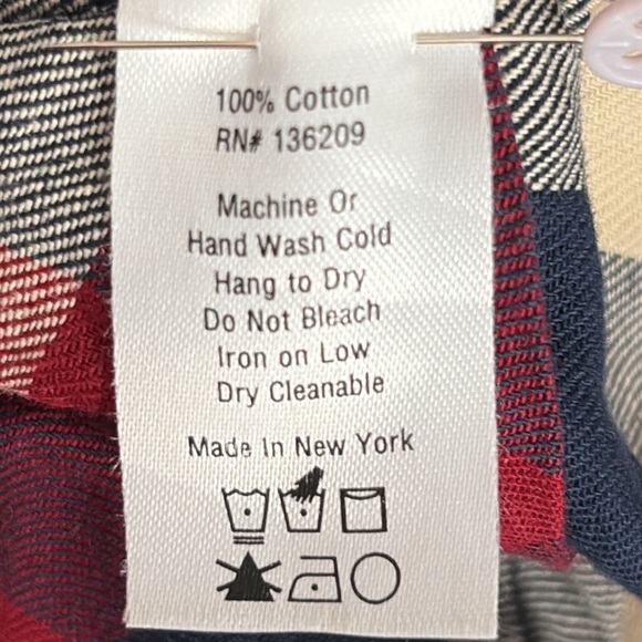 Hatch The Boyfriend Shirt Plaid Flannel - NWOT - Size P (Petite) - Picture 5 of 6